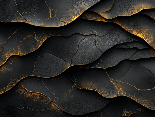 Golden Cracks Render