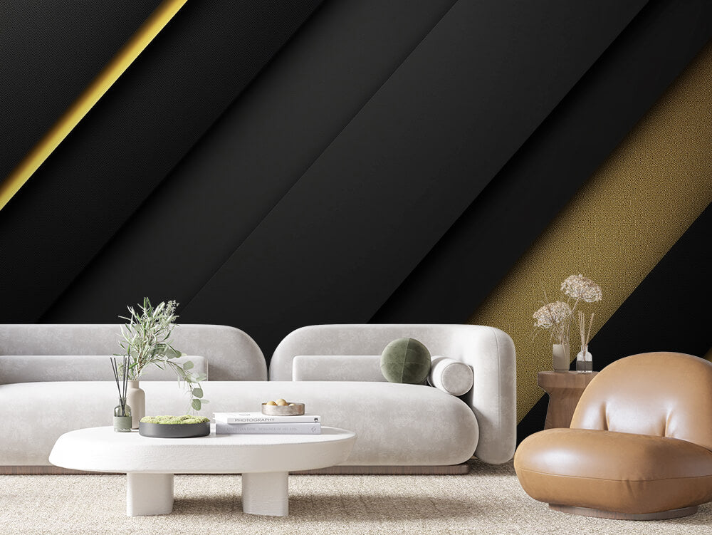 Golden Stripes Render