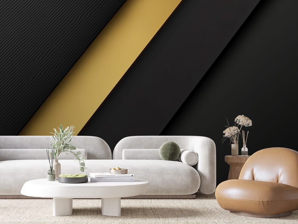 Golden Stripes Render