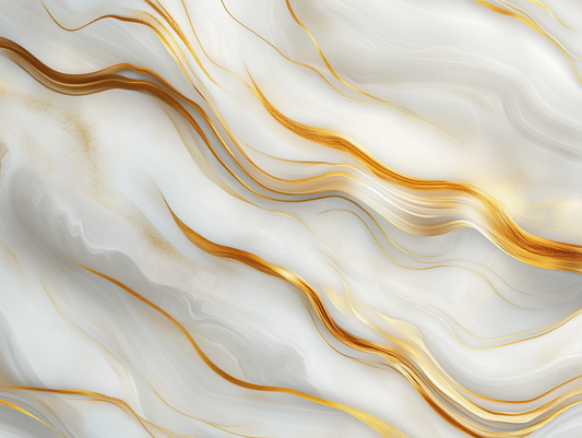 Aurora Flow Gold Render