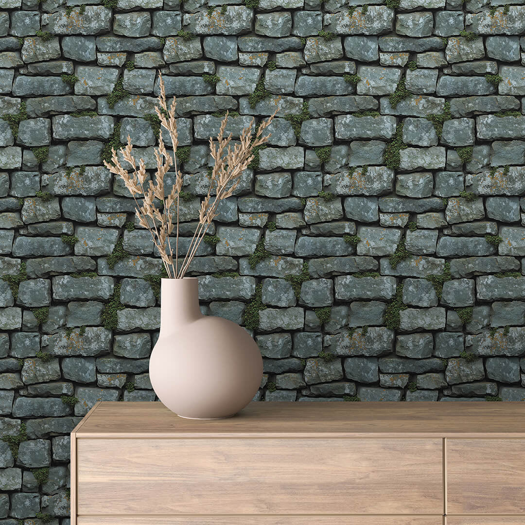 Vintage Moos Mauer Stone