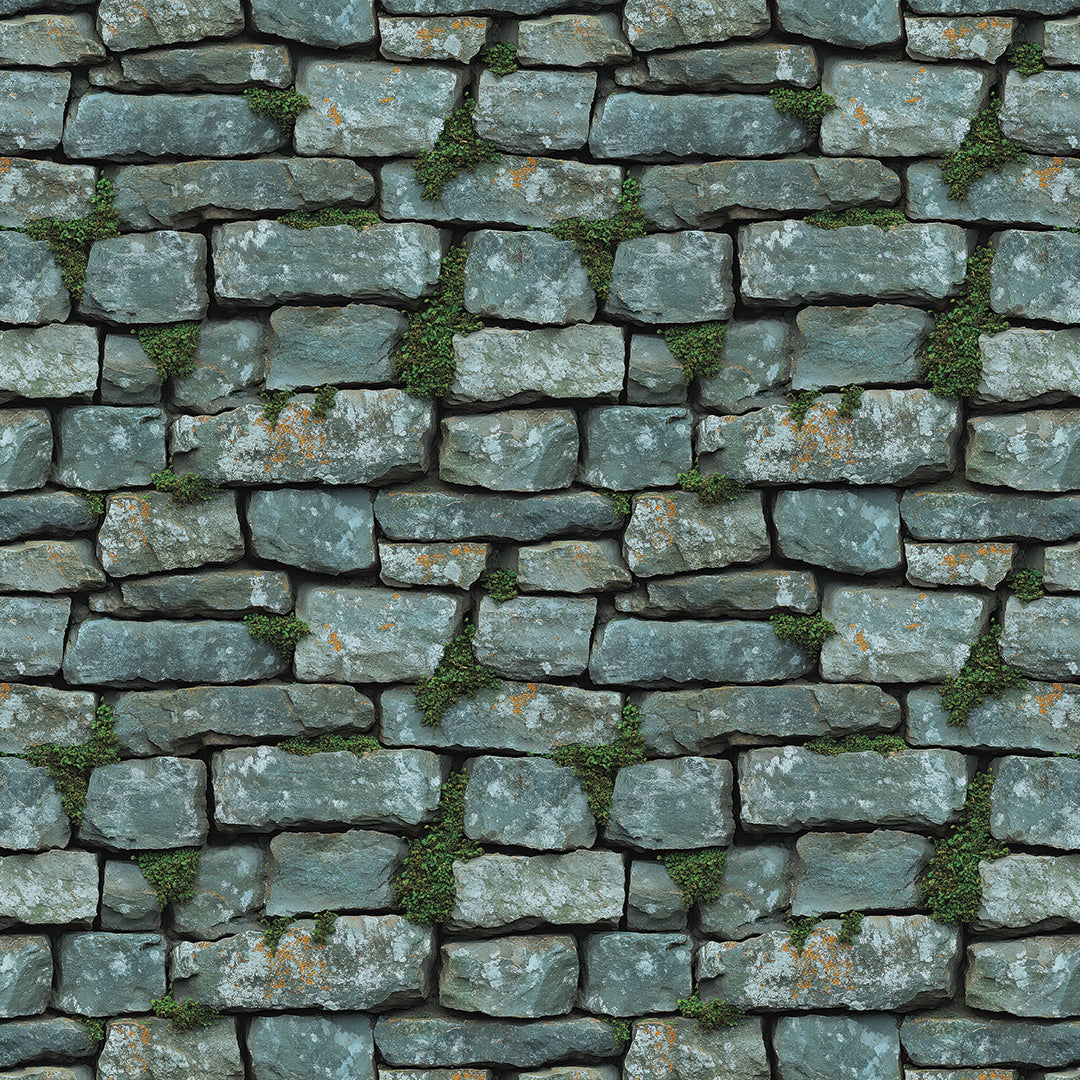 Vintage Moos Mauer Stone