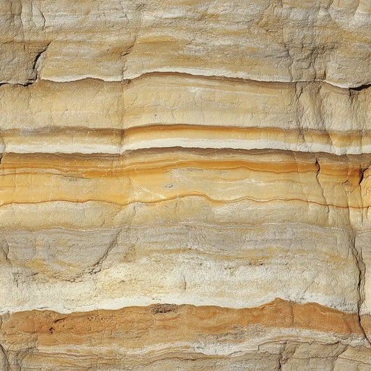 Sandstein Tapete mit 3D-Schichtstruktur ✅ Selbstklebend & PVC-frei ✅ Ohne Kleister & leicht anzubringen ✅ Pimp my Wall