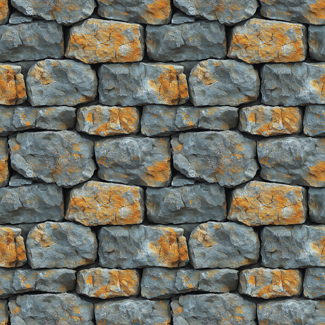 Feldsteinmauer-Tapete mit rustikaler Natursteinoptik Selbstklebend, PVC-frei & besonders authentisch Für charmante Raumgestaltung – mit PCC FoliaConcept