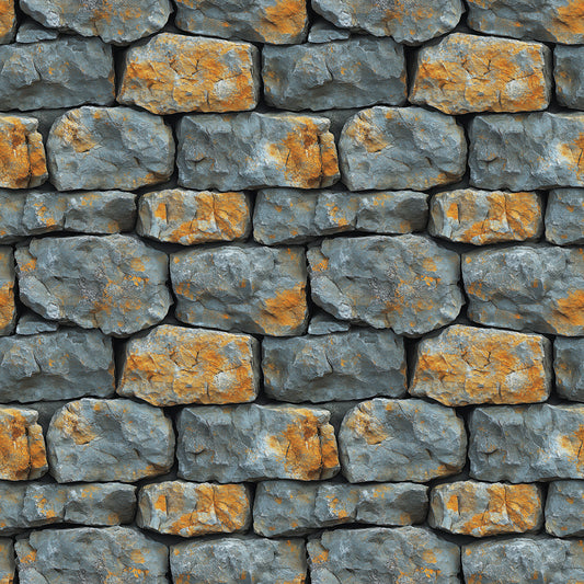 Feldsteinmauer-Tapete mit rustikaler Natursteinoptik Selbstklebend, PVC-frei & besonders authentisch Für charmante Raumgestaltung – mit PCC FoliaConcept