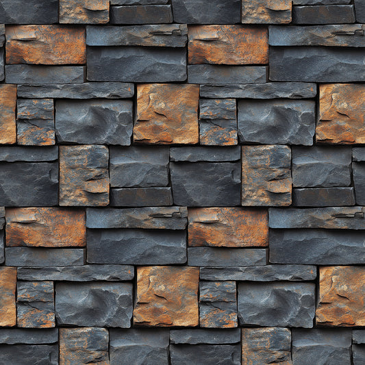 Tapete mit strukturierter Basaltstein-Optik Selbstklebend, PVC-frei & detailreich gestaltet Für moderne Wandgestaltung – by PCC FoliaConcept