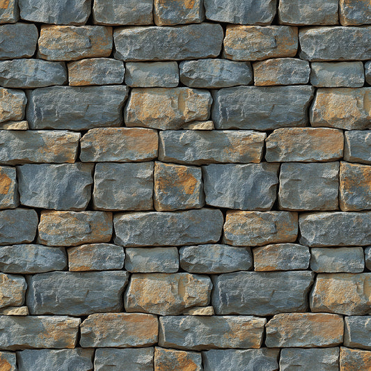 Wandtapete in rustikaler Schieferstein-Optik Grau-blaue Naturtöne mit warmer Maserung Ideal für Akzentwände im Wohnzimmer, Kaminbereich oder Loft – by PCC FoliaConcept