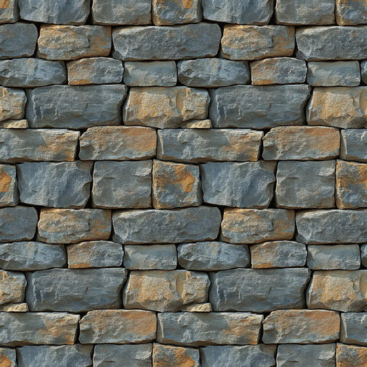 Wandtapete in rustikaler Schieferstein-Optik Grau-blaue Naturtöne mit warmer Maserung Ideal für Akzentwände im Wohnzimmer, Kaminbereich oder Loft – by PCC FoliaConcept