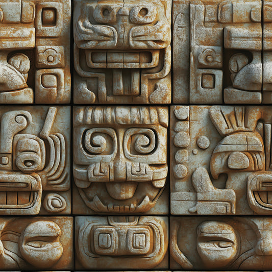 Gestalte deine Wände neu! Tribal-inspiriertes Design Archaische Stein-Optik in 3D Selbstklebend & PVC-frei – by PCC FoliaConcept Lieferzeit 2-4 Tage