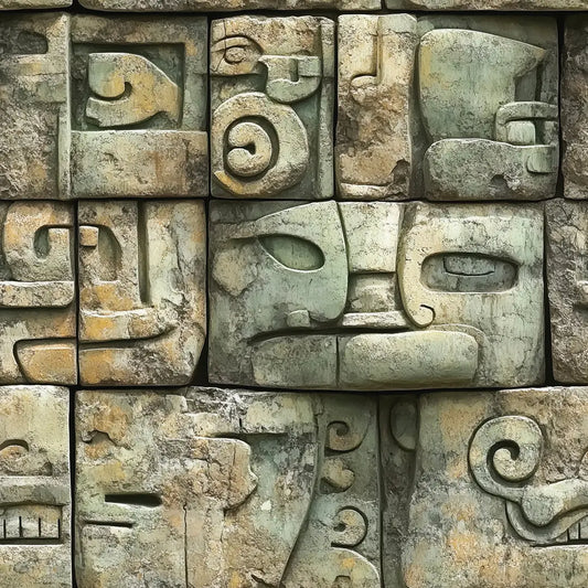 Archaisch & organisch Moosgrüne Steinoptik mit 3D-Struktur Selbstklebend & PVC-frei – by PCC FoliaConcept