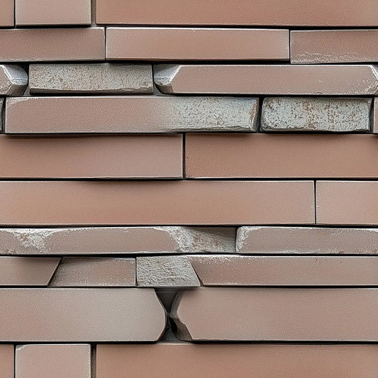 Warme Ziegel-Optik 3D-Look mit Tiefenwirkung Selbstklebend & PVC-frei – by PCC FoliaConcept