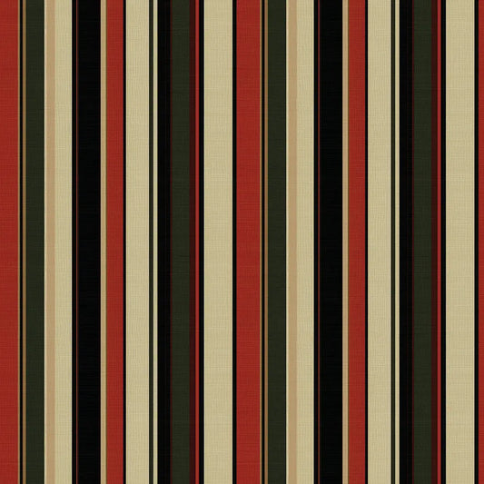 Streifentapete – Vintage Waldgrün – Detailansicht Oberfläche und Textur