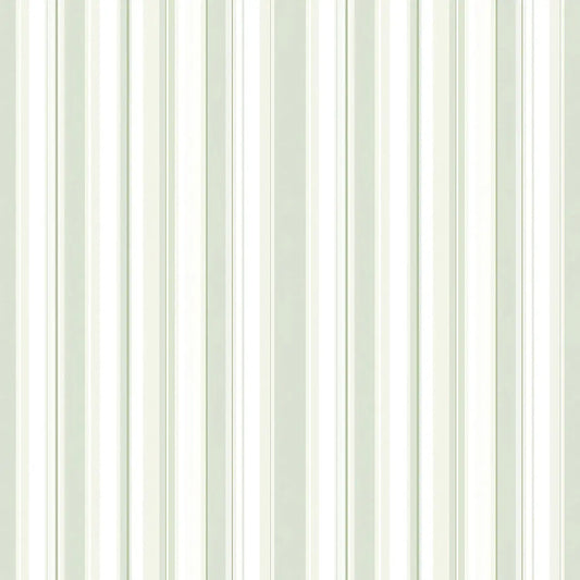 Streifentapete – Pastellgrün – Detailansicht Oberfläche und Textur
