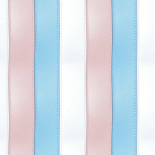 Streifentapete – Rosa-Blau – Detailansicht Oberfläche und Textur