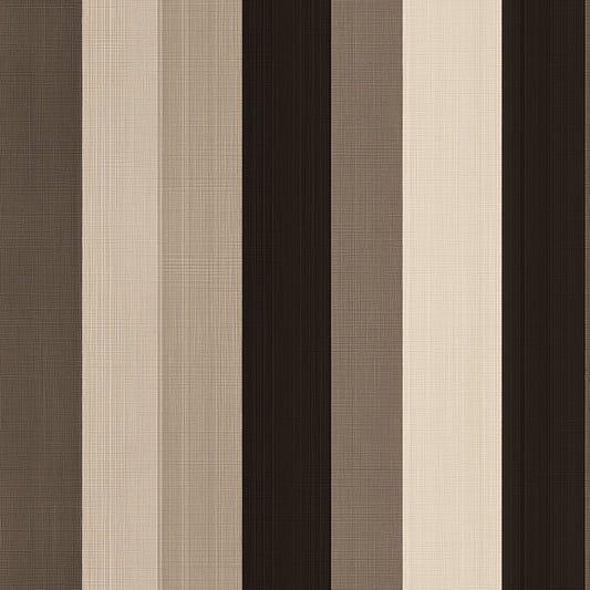 Lieferzeit 2-4 Tage  Streifen in Braun & Beige  Textilstruktur-Look  Selbstklebend & PVC-frei – by PCC FoliaConcept
