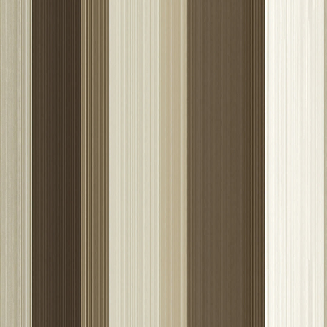 Gestalte deine Wände neu!  Streifen in Braun & Creme  Verlaufseffekt  Selbstklebend & PVC-frei – by PCC FoliaConcept