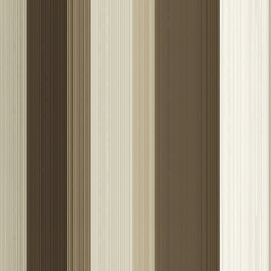 Gestalte deine Wände neu!  Streifen in Braun & Creme  Verlaufseffekt  Selbstklebend & PVC-frei – by PCC FoliaConcept