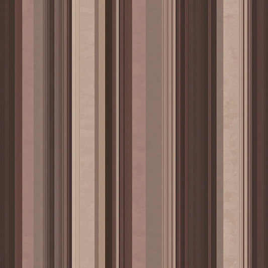 Streifentapete – Braun Rosé – Detailansicht Oberfläche und Textur