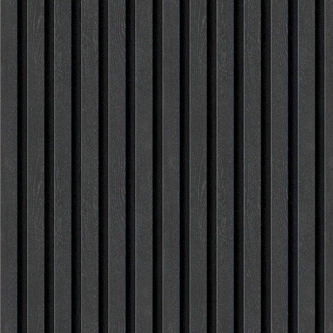 Eleganter Schwarzton in Eichenoptik Selbstklebend & abwischbar PVC-freie Tapete ▪️ Für moderne Akzente & klare Statements ▪️ Made in Germany FoliaConcept