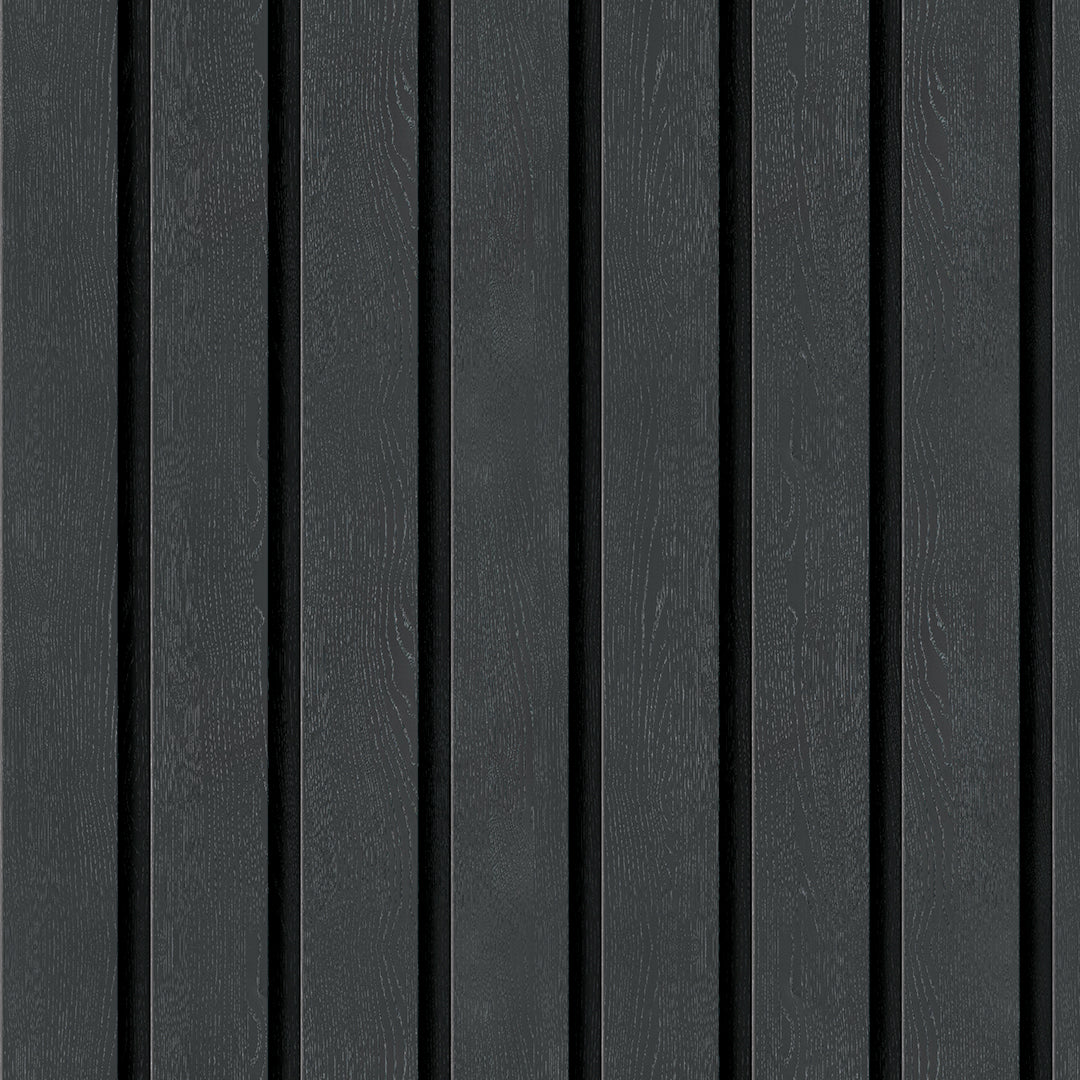 Eleganter Schwarzton in Eichenoptik Selbstklebend & abwischbar PVC-freie Tapete ▪️ Für moderne Akzente & klare Statements ▪️ Made in Germany FoliaConcept
