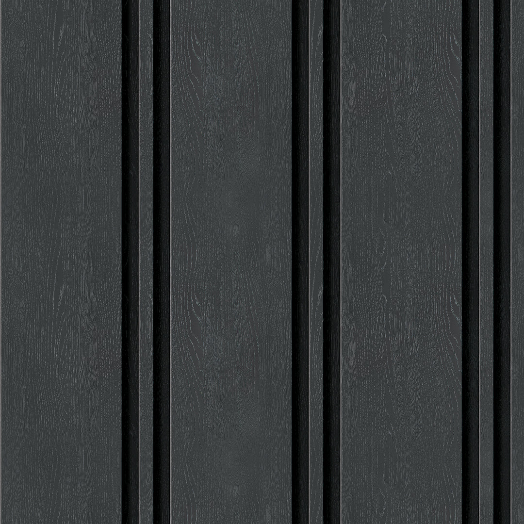 Eleganter Schwarzton in Eichenoptik Selbstklebend & abwischbar PVC-freie Tapete ▪️ Für moderne Akzente & klare Statements ▪️ Made in Germany FoliaConcept