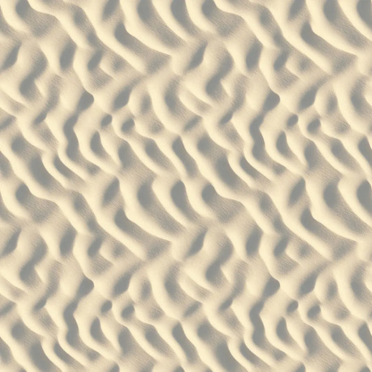 Strukturtapete Dünenlandschaft Detailansicht – Sandbeige, Creme, helles Karamell, warmes Grau, selbstklebend