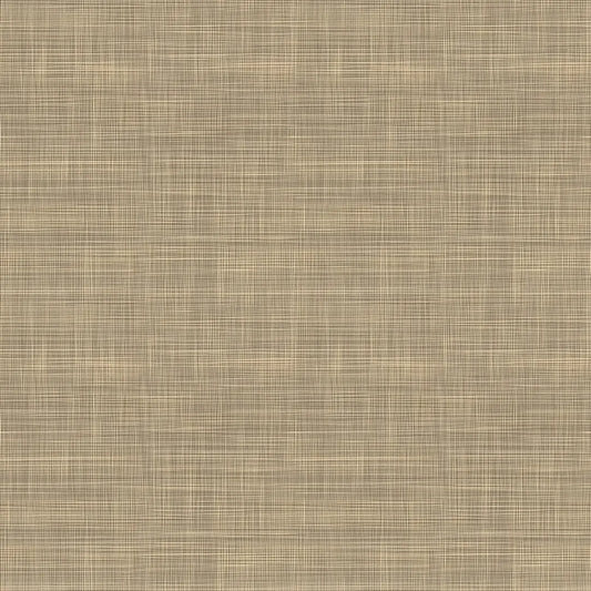 Strukturtapete Naturleinen Olivbraun Detailansicht – Olivgruen, Dunkelbeige, warmes Braun, Umbra, selbstklebend