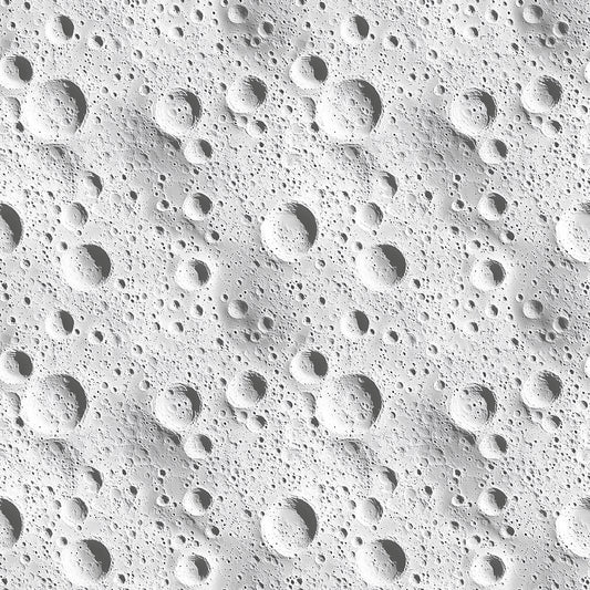 Mondkrater-Optik für starke Wandakzente 3D-Weltraumstruktur für moderne Interiors Selbstklebend & PVC-frei – made by PCC FoliaConcept!