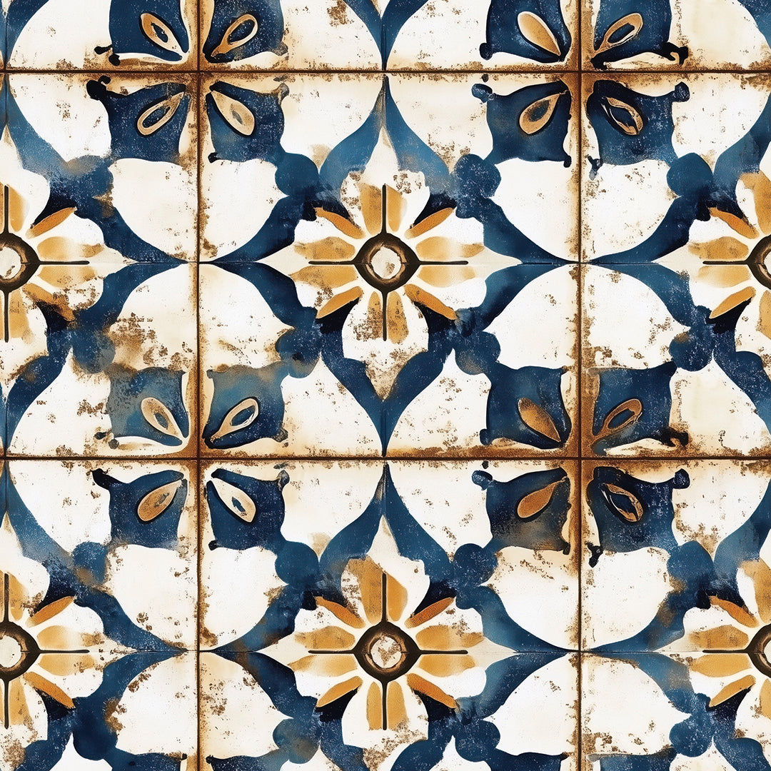 Gestalte deine Küche neu! Rustikaler Fliesenlook Mediterrane Farben Selbstklebend & PVC-frei – by PCC FoliaConcept