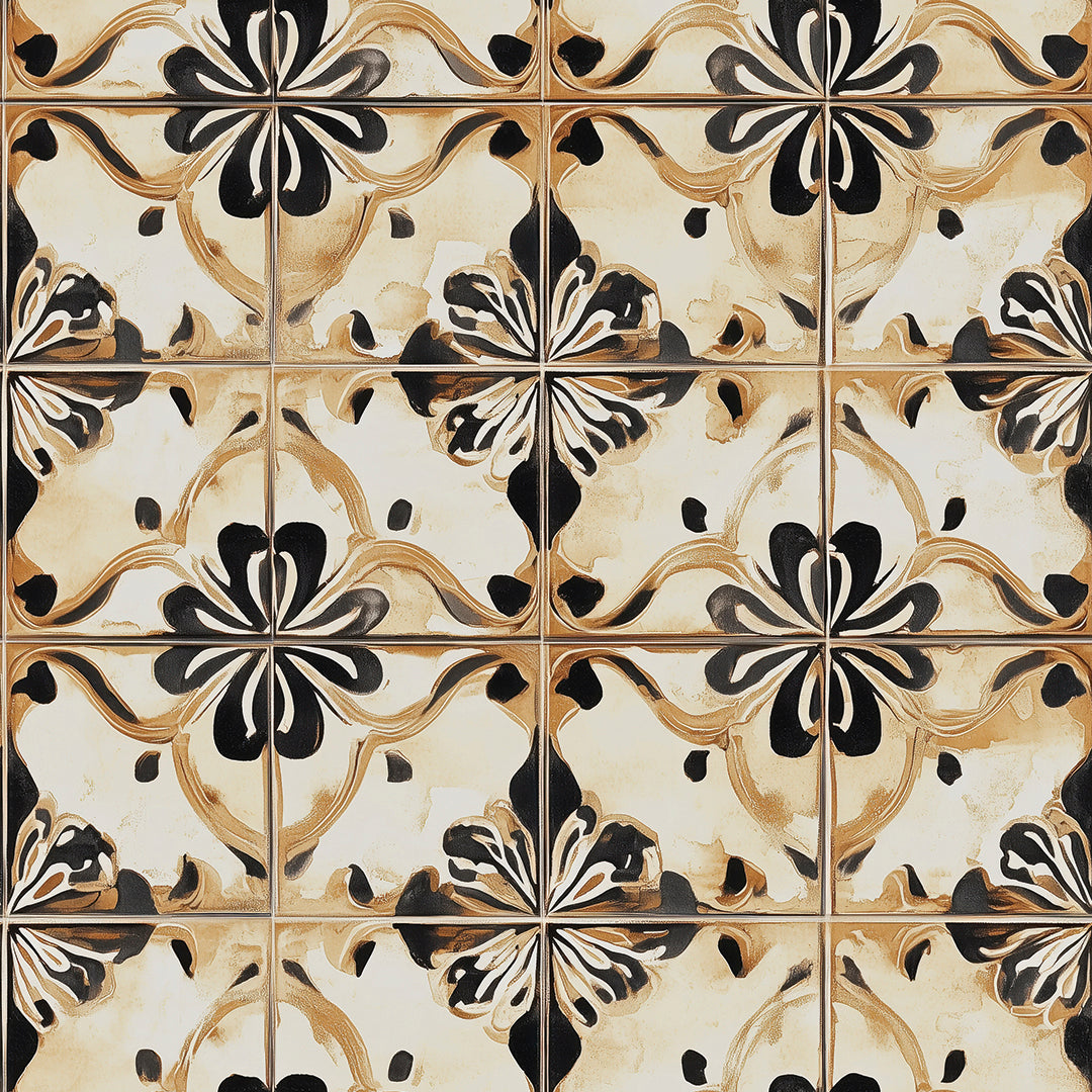 Ornamentale Eleganz Warme Naturtöne Selbstklebend & PVC-frei – by PCC FoliaConcept