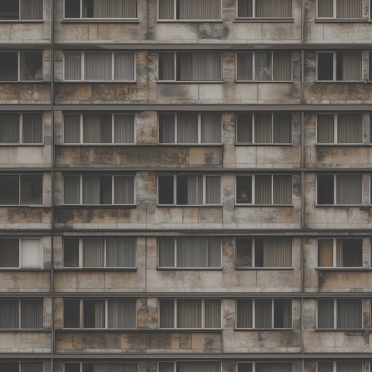 Brutalismus Tapete als Design-Highlight für moderne, minimalistische Raumkonzepte PVC-freie Tapete Lieferung 2-4 Werktage▪️ Made in Germany PCC FoliaConcept GmbH