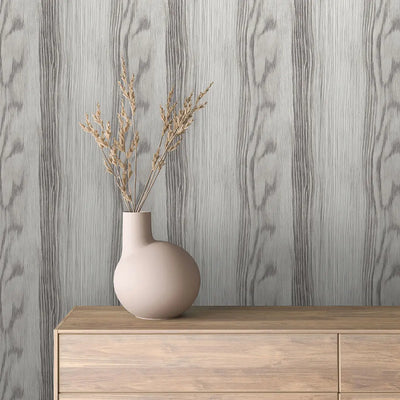 Wood-look wallpaper, old wooden planks – vintage charm