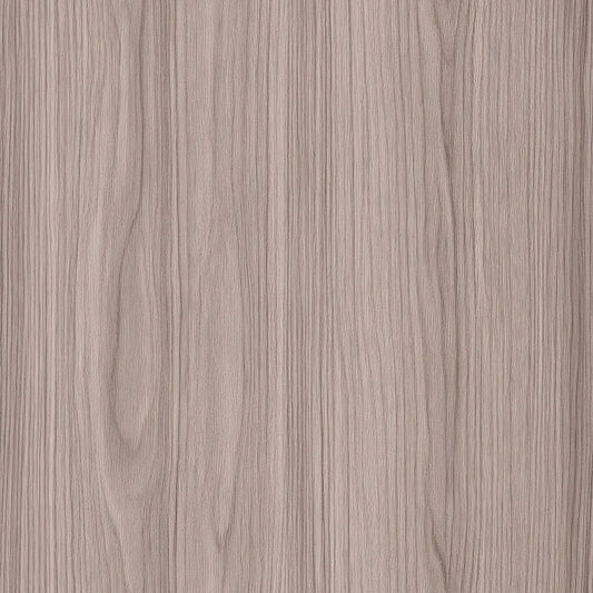 Selbstklebende Holz Tapete mit vertikaler Holzmaserung in Taupe-Grau für moderne Wohnräume und skandinavisches Interior Design.