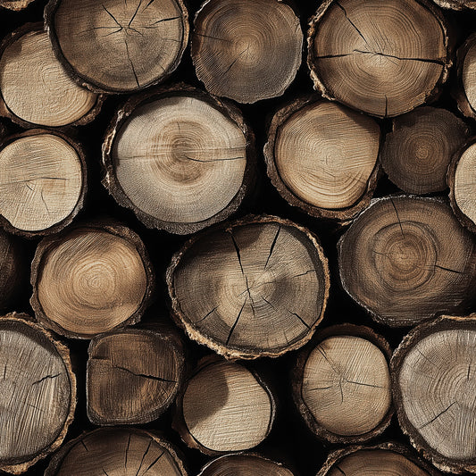 WOOD 0041 – fotorealistische Holzscheiben-Optik mit natürlicher Tiefe. Ideal für rustikale Wohnkonzepte und naturnahes Interior Design.