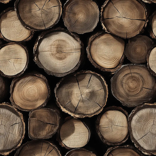 WOOD 0041 – fotorealistische Holzscheiben-Optik mit natürlicher Tiefe. Ideal für rustikale Wohnkonzepte und naturnahes Interior Design.