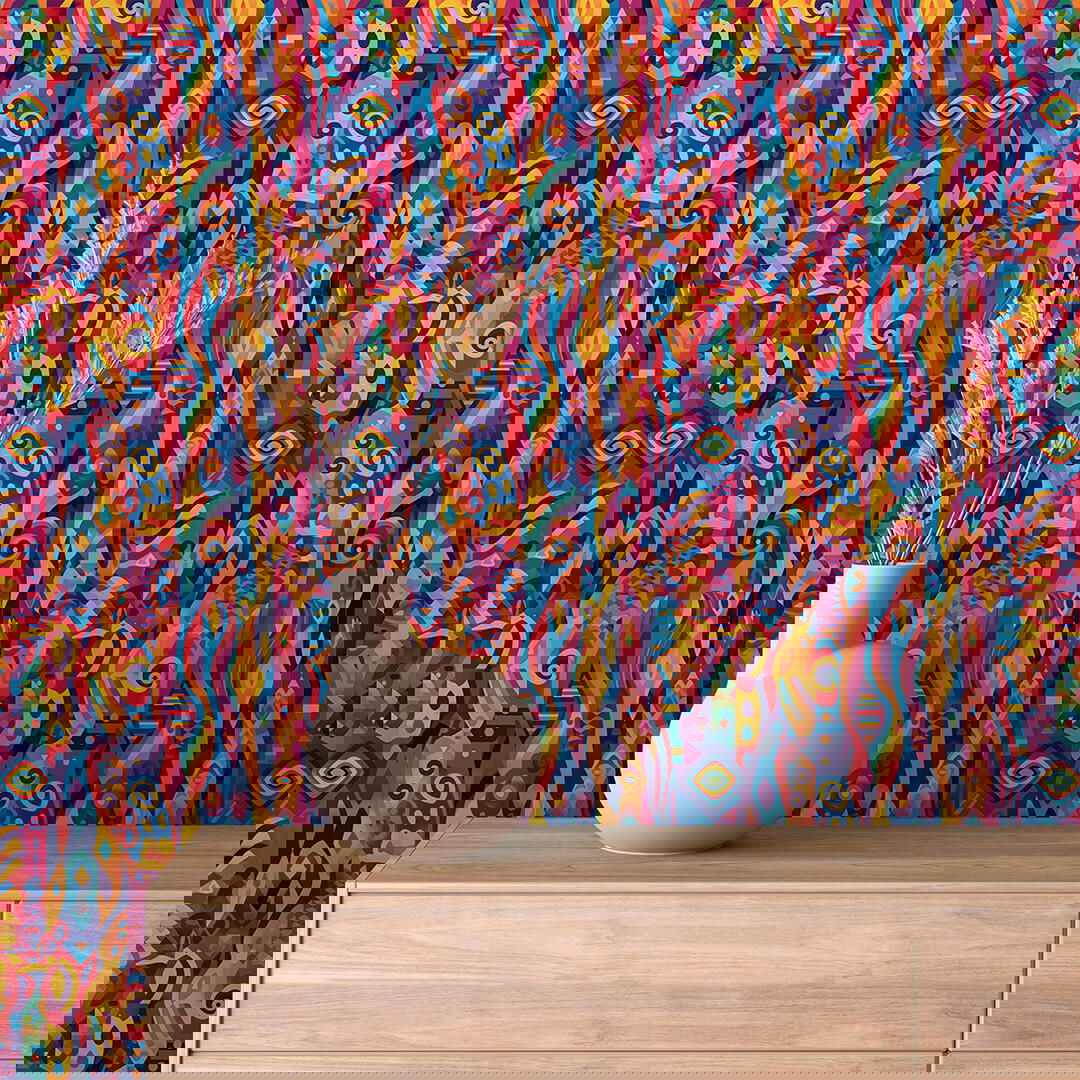 Tribal Pop Vibes Abstrakt