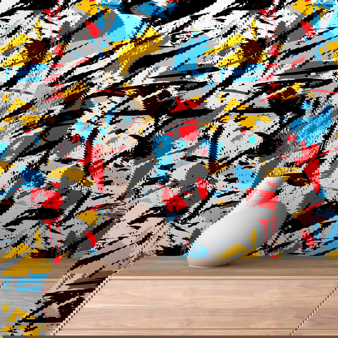 Street-Art Look Kräftige Farben Selbstklebend & PVC-frei – by PCC FoliaConcept