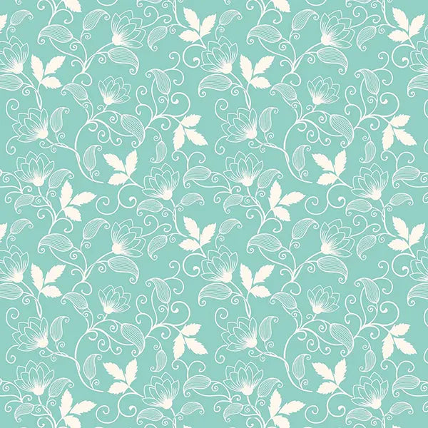 Floral Mint Elegance