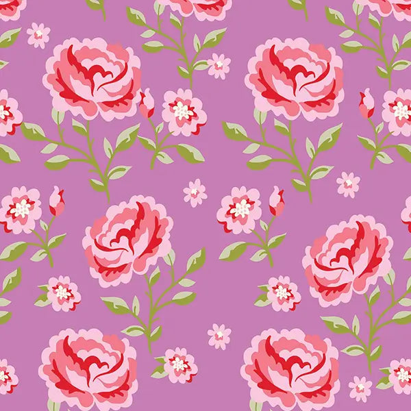 Floral Purple Rose