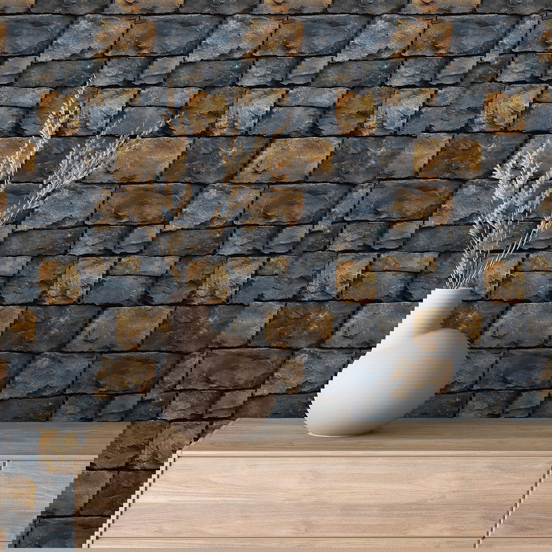 Urbanes Mauerwerk im Altstadt-Look als realistische Tapete Selbstklebend & PVC-frei für einfache Anwendung Design by PCC FoliaConcept – rustikal & modern zugleich