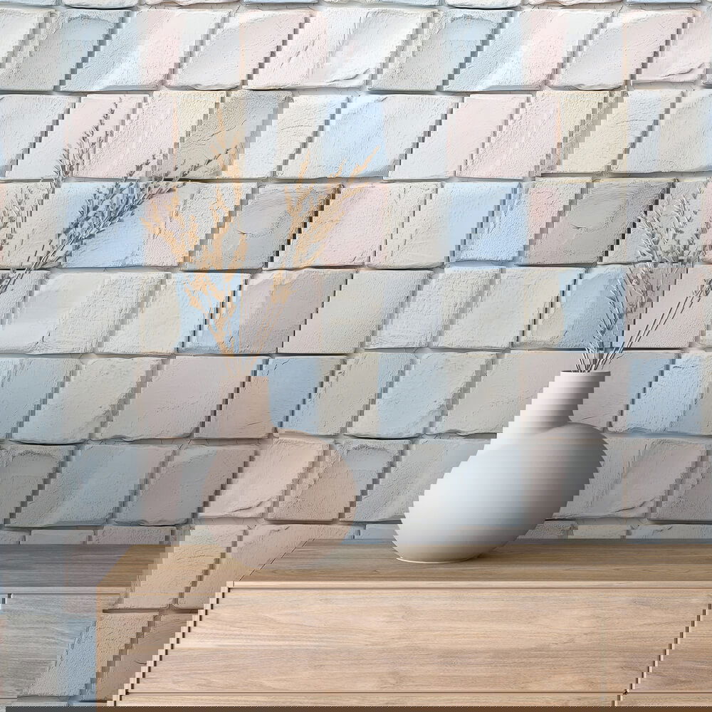 Verspielter 3D-Look Pastellige Farbtöne Selbstklebend & PVC-frei – by PCC FoliaConcept