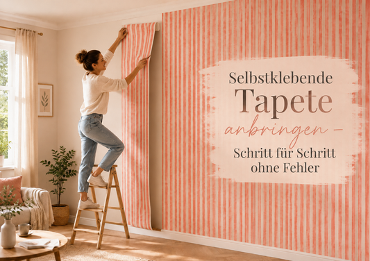 Selbstklebende Tapete anbringen – Schritt für Schritt ohne Fehler