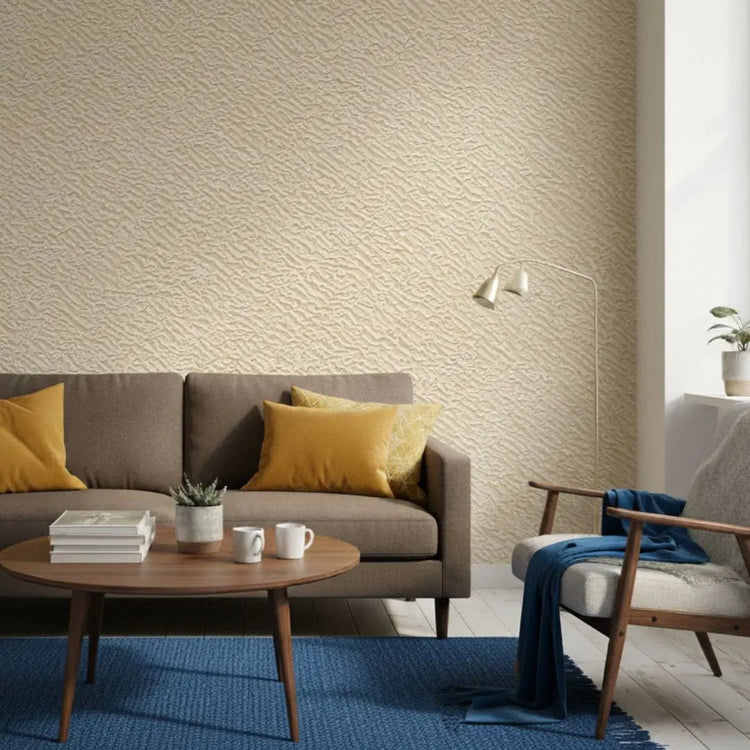 Tapete Beige – Selbstklebende beige Tapeten