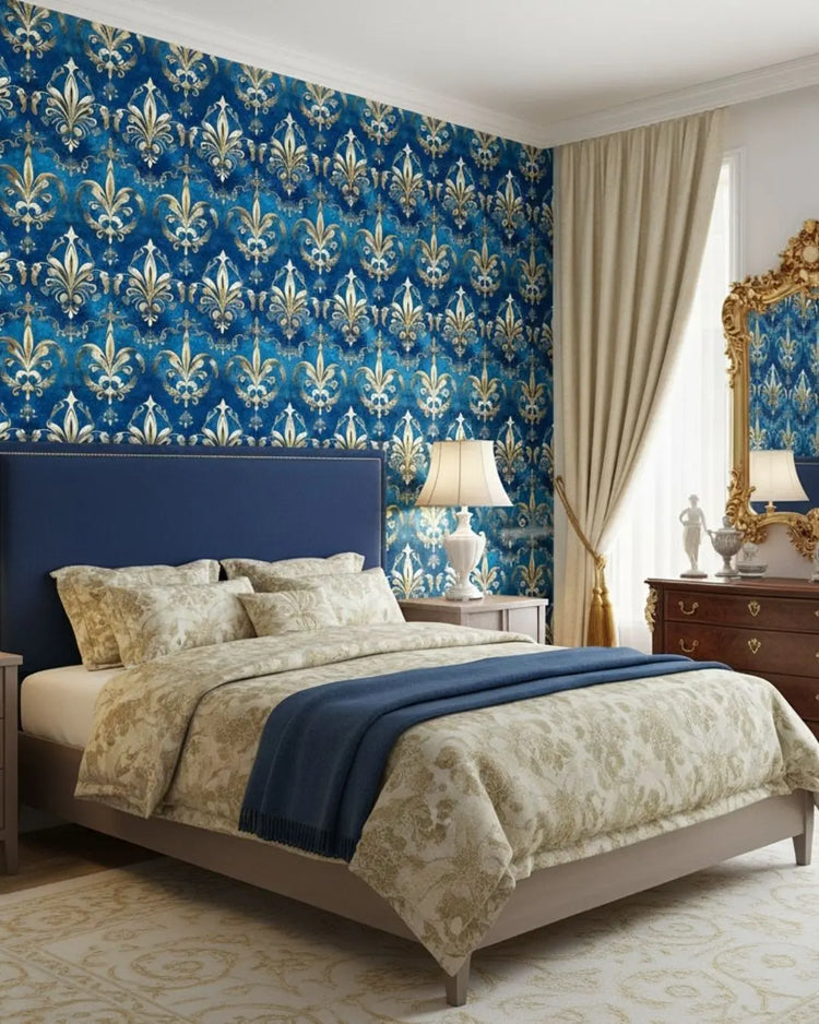 Tapete Blau – Selbstklebende blaue Tapeten