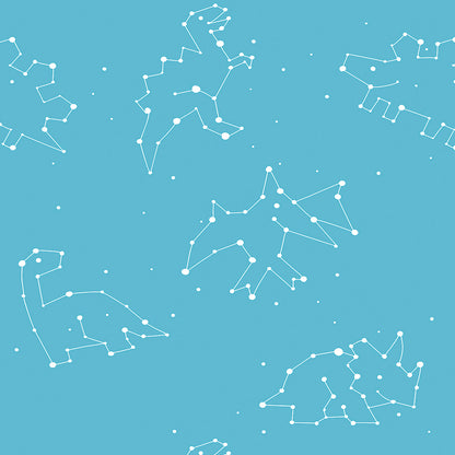 ✅ Dino Design ✅ Sternbilder Look ✅ Modern & verspielt Selbstklebende Tapete — by Pimp My Wall