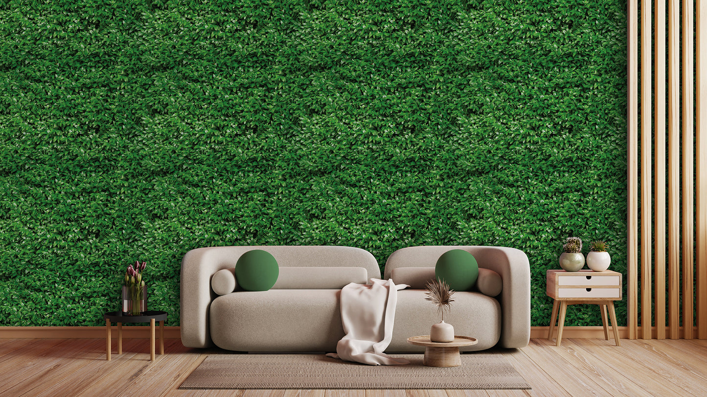 Fototapete mit Blätterstruktur » Grüner Natur-Look  Stilvoll & modern  Exklusiv bei Pimp my Wall