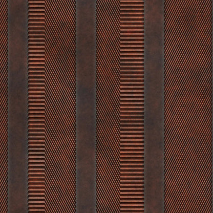 Metallic Tapete Gestreifte Metallschichten