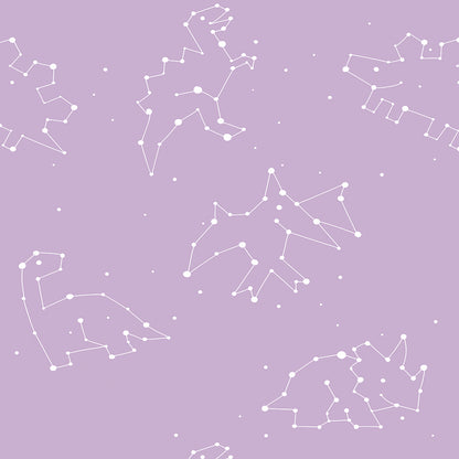 ✅ Dino Design ✅ Sternbilder Look ✅ Modern & verspielt Selbstklebende Tapete — by Pimp My Wall