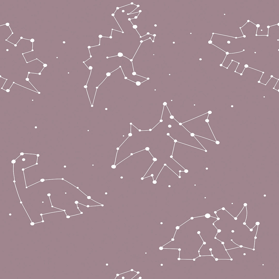 ✅ Dino Design ✅ Sternbilder Look ✅ Modern & verspielt Selbstklebende Tapete — by Pimp My Wall