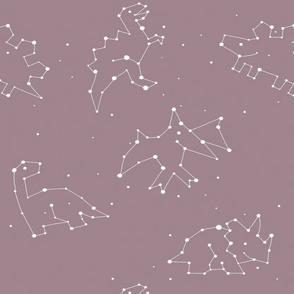 ✅ Dino Design ✅ Sternbilder Look ✅ Modern & verspielt Selbstklebende Tapete — by Pimp My Wall